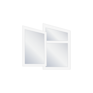 1-flügeliges 4-Eckfenster - PVC