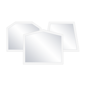 1-flügeliges mehreckiges Fenster - PVC